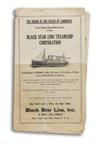 GARVEY, MARCUS. Black Star Line Steamship Corporation.